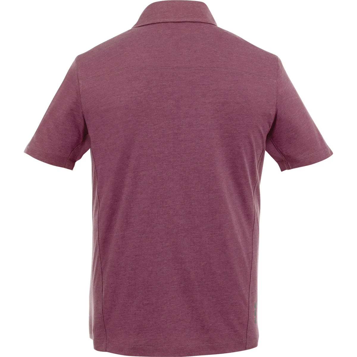 Elevate Men's Maroon Heather Concord Short Sleeve Polo 4 Elevate Men's Maroon Heather Concord Short Sleeve Polo - Image 2