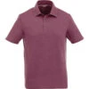 Elevate Men's Maroon Heather Concord Short Sleeve Polo -Elevate TM16611 Maroon Heather F