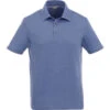 Elevate Men's Steel Blue Heather Concord Short Sleeve Polo -Elevate TM16611 Steel Blue Heather F