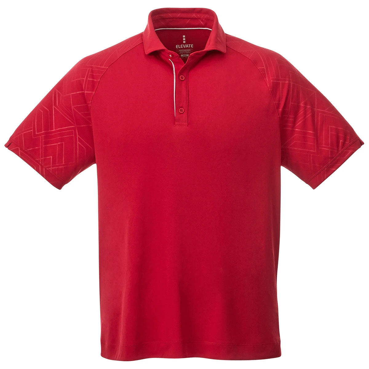 Elevate Men's Team Red Hakone Short Sleeve Polo 3 Elevate Men's Team Red Hakone Short Sleeve Polo