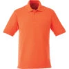 Elevate Men's Orange Belmont Short Sleeve Polo 1 Elevate Men's Orange Belmont Short Sleeve Polo -Elevate TM16624 Orange F