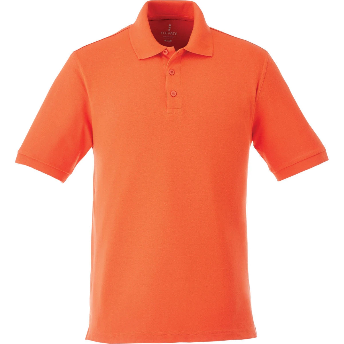 Elevate Men's Orange Belmont Short Sleeve Polo 3 Elevate Men's Orange Belmont Short Sleeve Polo