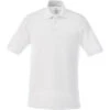 Elevate Men's White Belmont Short Sleeve Polo -Elevate TM16624 White F
