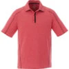 Elevate Men's Team Red Heather Macta Short Sleeve Polo 1 Elevate Men's Team Red Heather Macta Short Sleeve Polo -Elevate TM16627 Team Red Heather Black Smoke F