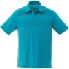 Elevate Men's Aspen Blue Heather Antero Short Sleeve Polo 1 Elevate Men's Aspen Blue Heather Antero Short Sleeve Polo -Elevate TM16703 Aspen Blue Heather F