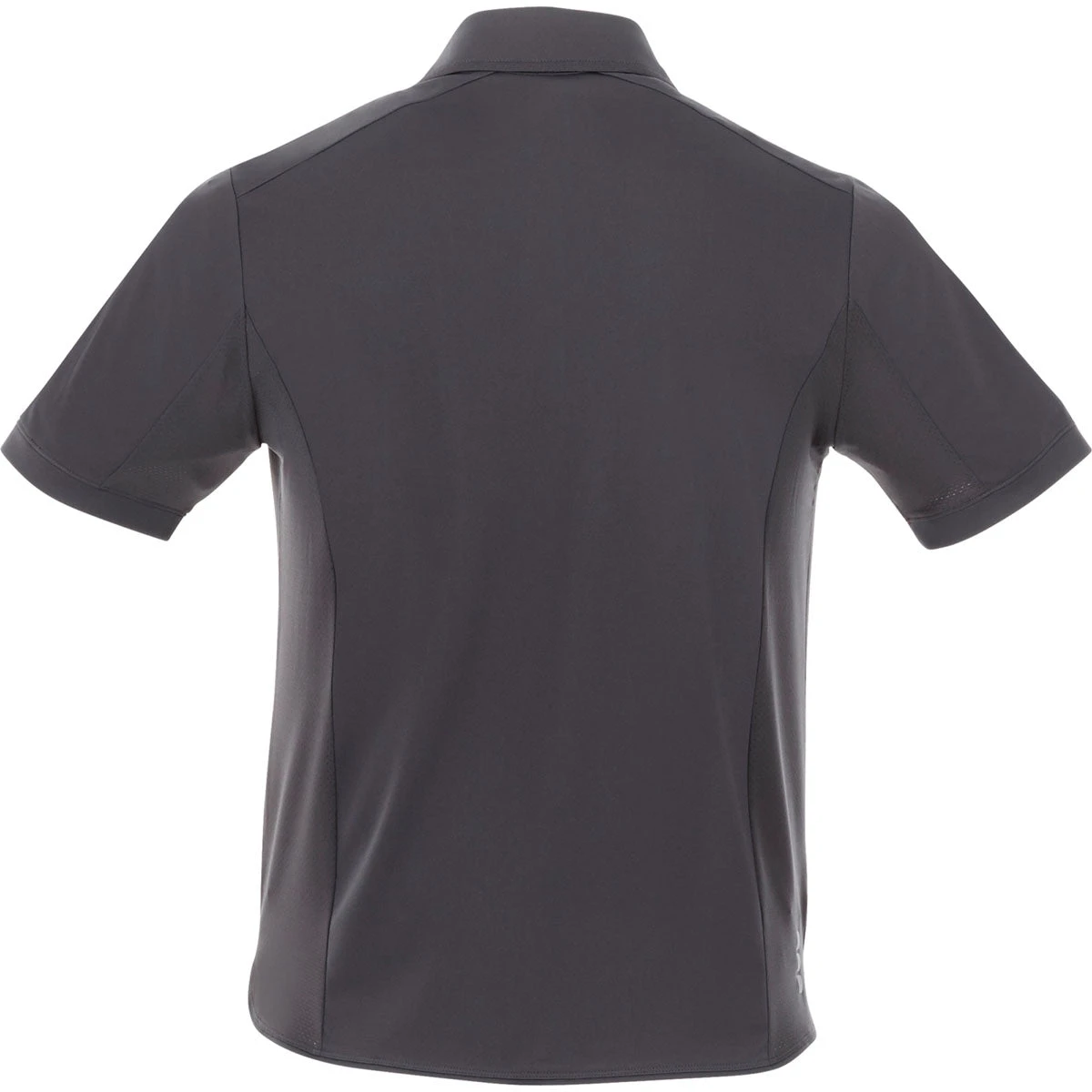 Elevate Men's Black Smoke/Grey Storm Royce Short Sleeve Polo 4 Elevate Men's Black Smoke/Grey Storm Royce Short Sleeve Polo - Image 2
