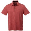 Elevate Men's Vintage Red Heather Skara Short Sleeve Polo 2 Elevate Men's Vintage Red Heather Skara Short Sleeve Polo -Elevate TM16705 369 F