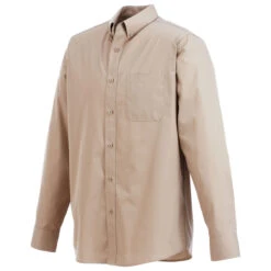 Elevate Men's Tan Preston Long Sleeve Shirt Tall