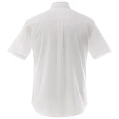 Elevate Men's White Stirling Short Sleeve Shirt Tall -Elevate TM17745T White B