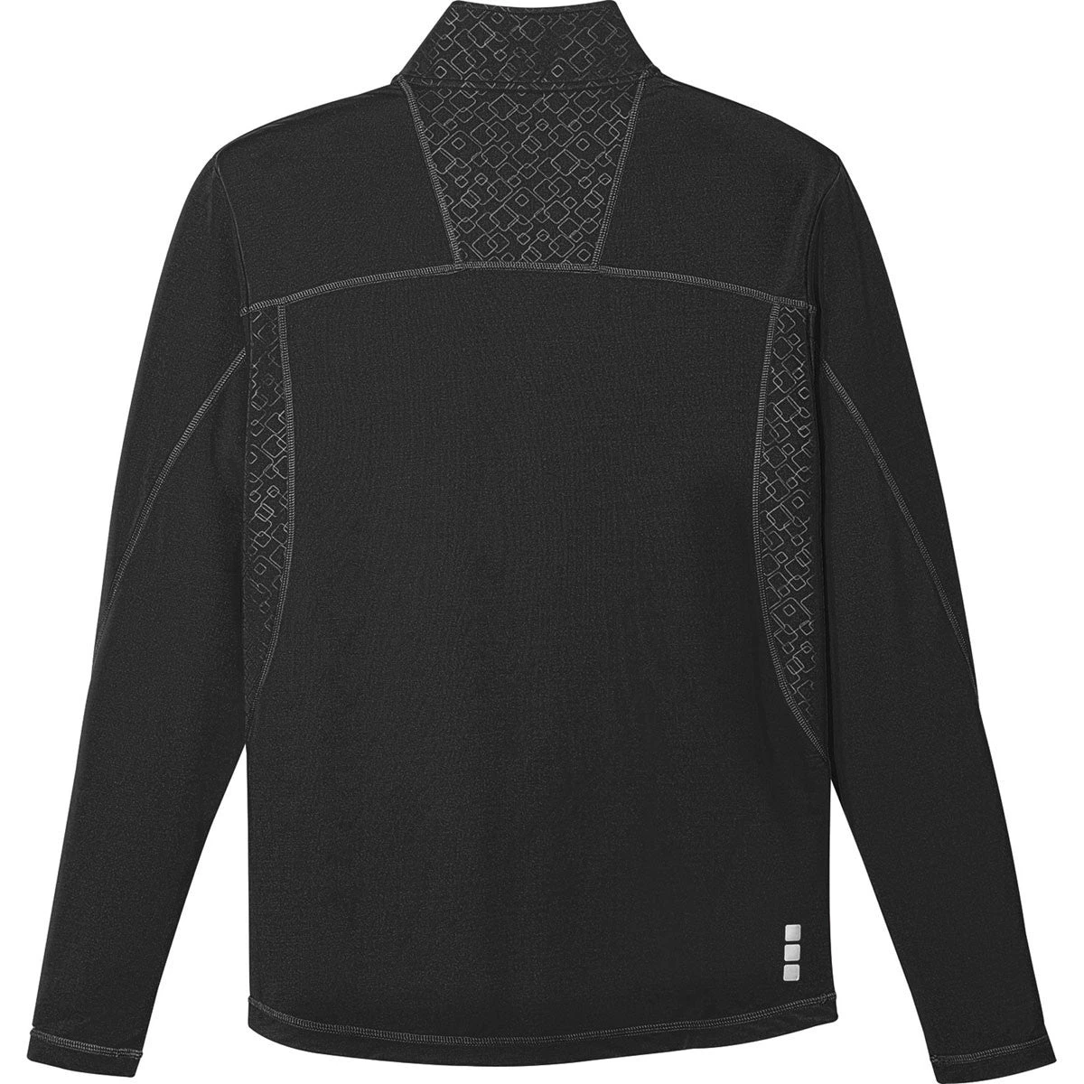 Elevate Men's Black Caltech Knit Quarter Zip 4 Elevate Men's Black Caltech Knit Quarter Zip - Image 2