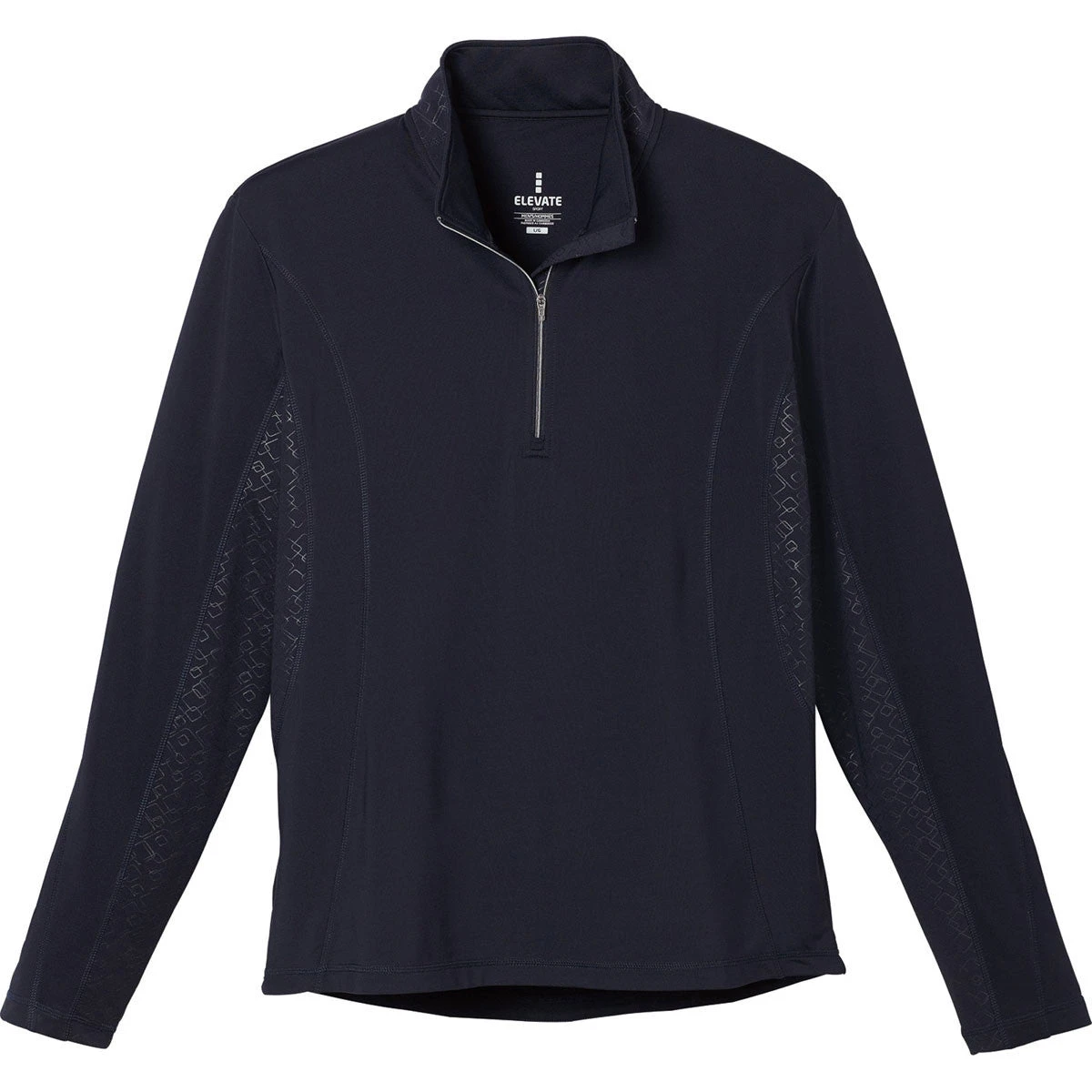 Elevate Men's Navy Caltech Knit Quarter Zip 3 Elevate Men's Navy Caltech Knit Quarter Zip