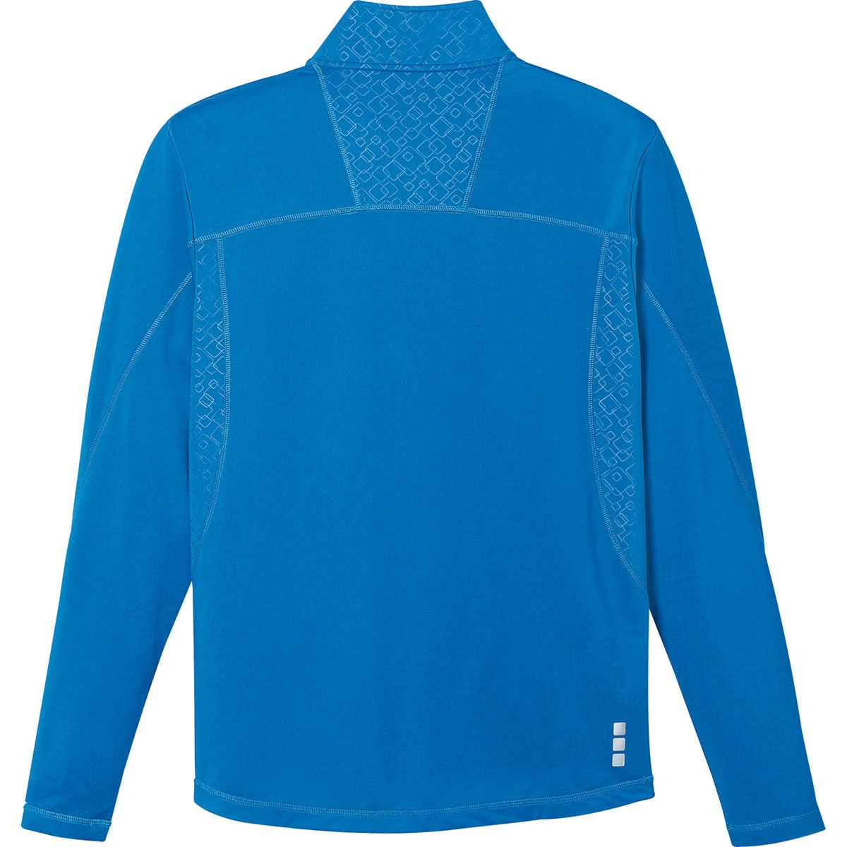 Elevate Men's Olympic Blue Caltech Knit Quarter Zip 4 Elevate Men's Olympic Blue Caltech Knit Quarter Zip - Image 2