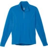 Elevate Men's Olympic Blue Caltech Knit Quarter Zip -Elevate TM17807 Olympic Blue F