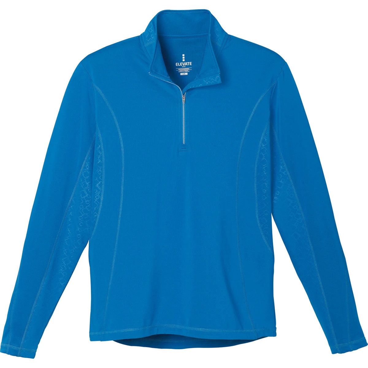 Elevate Men's Olympic Blue Caltech Knit Quarter Zip 3 Elevate Men's Olympic Blue Caltech Knit Quarter Zip