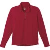 Elevate Men's Vintage Red Caltech Knit Quarter Zip -Elevate TM17807 Vintage Red F