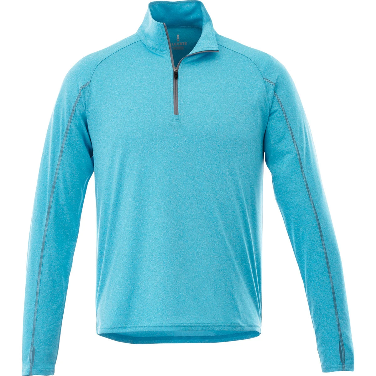 Elevate Men's Aspen Heather Taza Knit Quarter Zip 3 Elevate Men's Aspen Heather Taza Knit Quarter Zip