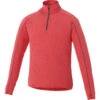 Elevate Men's Team Red Heather Taza Knit Quarter Zip -Elevate TM17810 Team Red Heather F