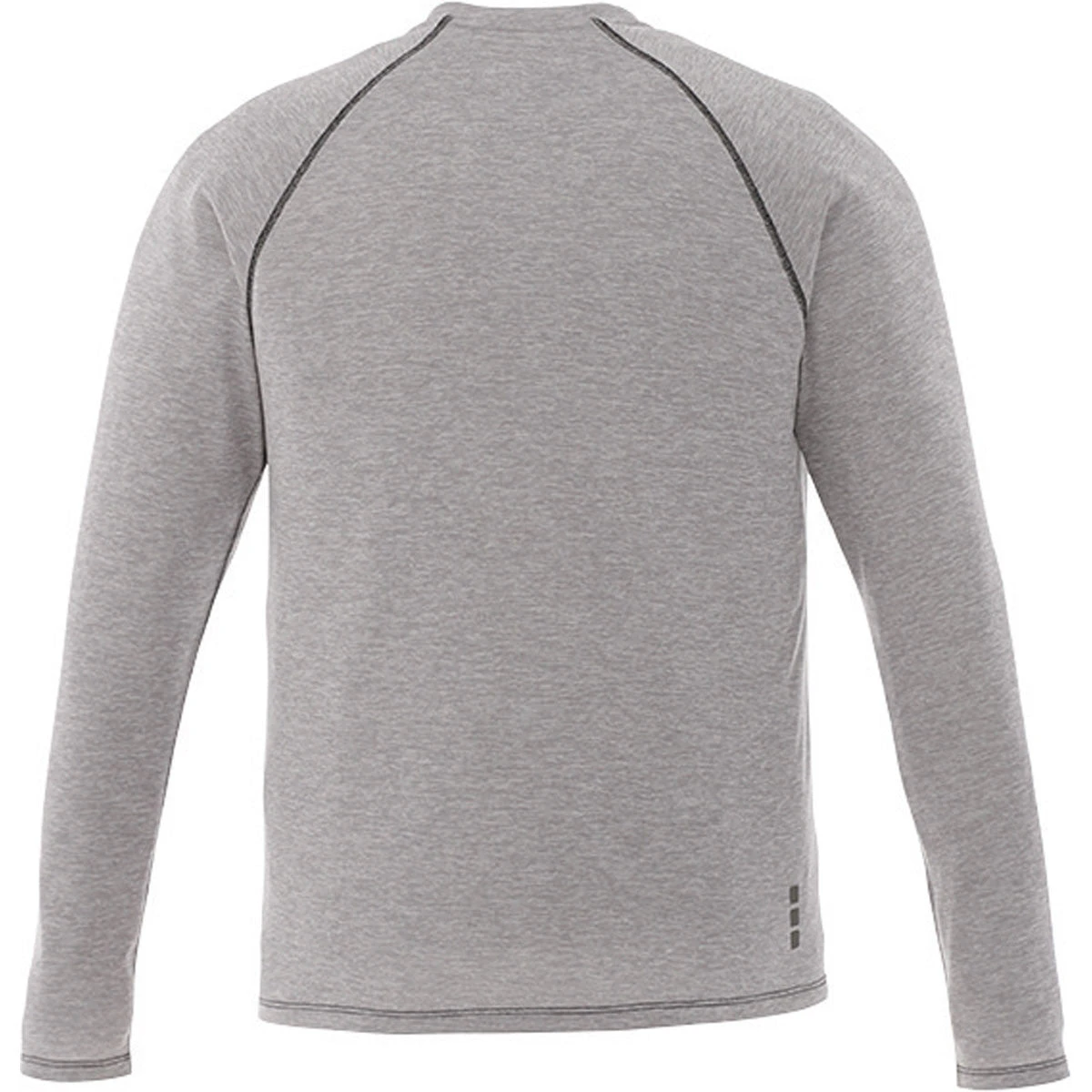 Elevate Men's Heather Grey Quadra Long Sleeve Shirt 4 Elevate Men's Heather Grey Quadra Long Sleeve Shirt - Image 2