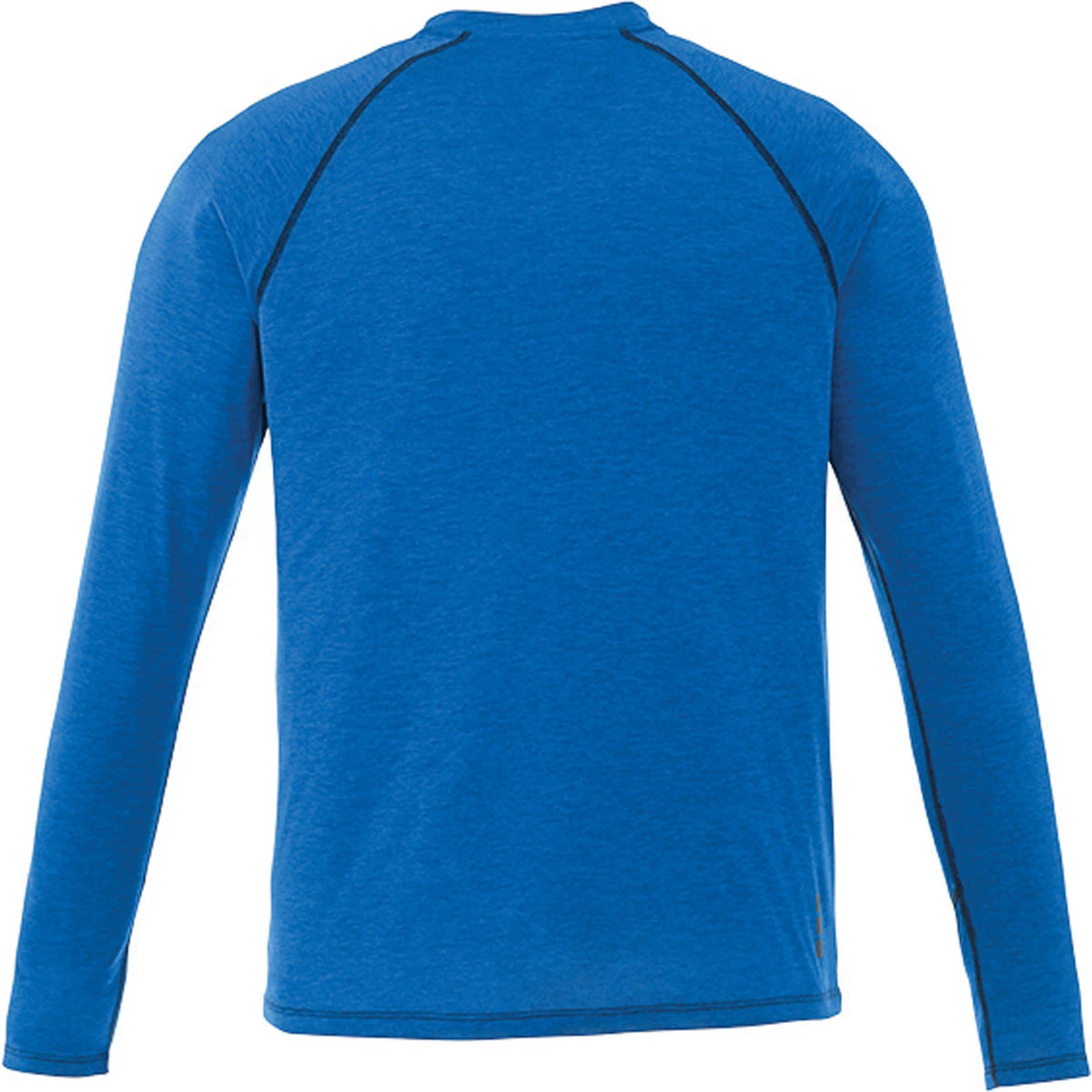 Elevate Men's Olympic Blue Heather Quadra Long Sleeve Shirt 4 Elevate Men's Olympic Blue Heather Quadra Long Sleeve Shirt - Image 2