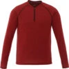 Elevate Men's Vintage Red Heather Quadra Long Sleeve Shirt -Elevate TM17812 Vintage Red Heather F