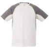 Elevate Men's White/Steel Grey Taku Short Sleeve Tech Tee 2 Elevate Men's White/Steel Grey Taku Short Sleeve Tech Tee -Elevate TM17813 White Steel Grey F