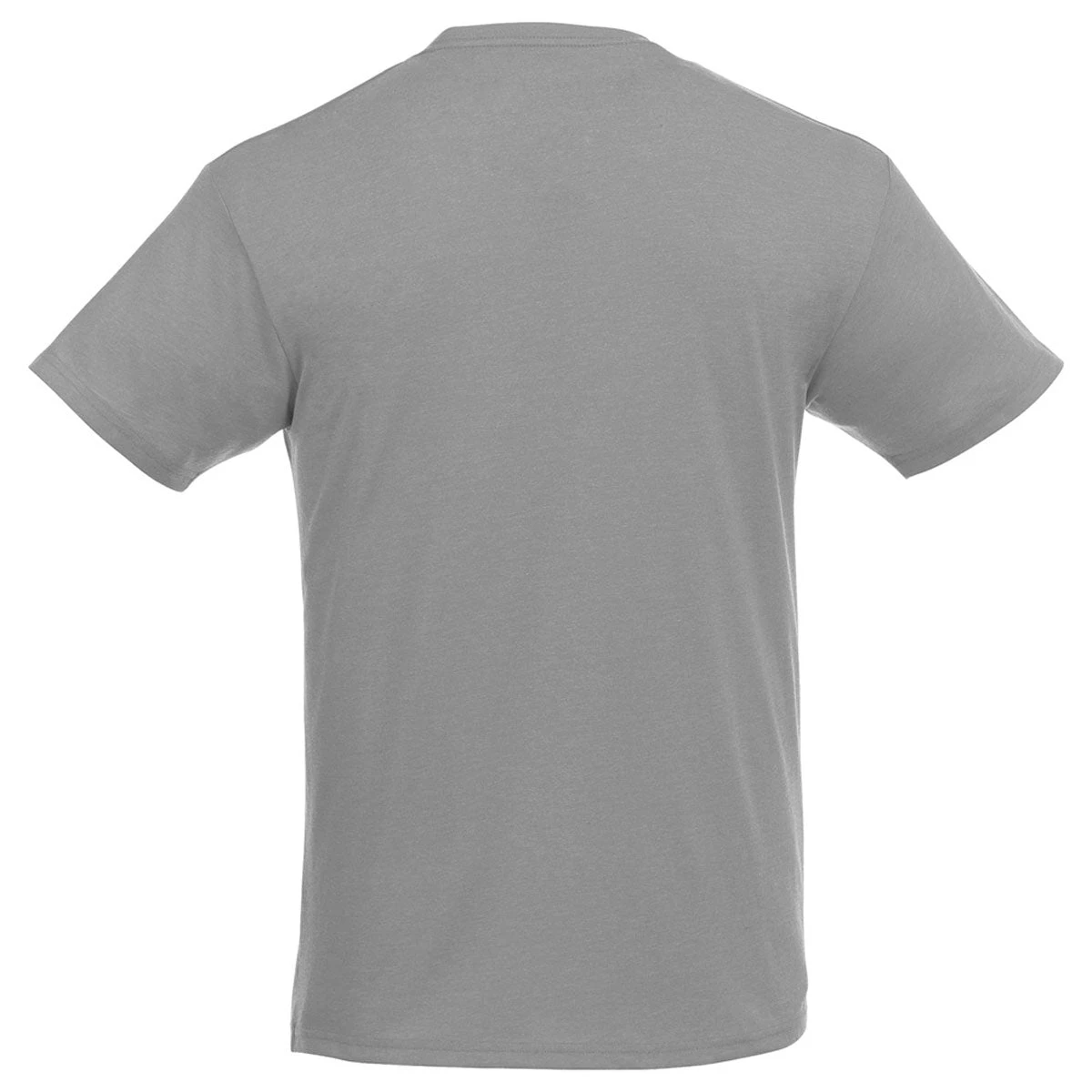 Elevate Men's Medium Heather Grey/White Monroe Short Sleeve Pocket Tee 4 Elevate Men's Medium Heather Grey/White Monroe Short Sleeve Pocket Tee - Image 2