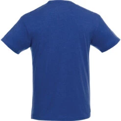 Elevate Men's New Royal Heather/White Monroe Short Sleeve Pocket Tee -Elevate TM17815 New Royal Heather White B