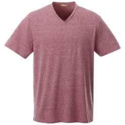 Elevate Men's Maroon Heather Canyon Short Sleeve Tee
