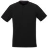 Elevate Men's Black Somoto Eco Short Sleeve Henley -Elevate TM17880 Black F