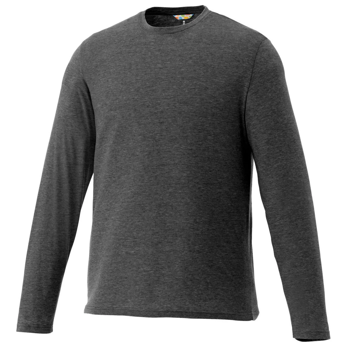 Elevate Men's Heather Dark Charcoal Holt Long Sleeve Tee 3 Elevate Men's Heather Dark Charcoal Holt Long Sleeve Tee