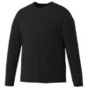 Elevate Men's Black Parima Long Sleeve Tech Tee -Elevate TM17888 Black F