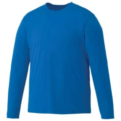 Elevate Men's New Royal Parima Long Sleeve Tech Tee