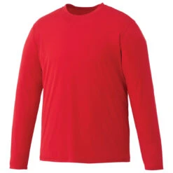 Elevate Men's Team Red Parima Long Sleeve Tech Tee