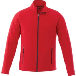 Elevate Men's Team Red Rixford Polyfleece Jacket