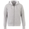 Elevate Men's Heather Grey Cypress Fleece Zip Hoody 2 Elevate Men's Heather Grey Cypress Fleece Zip Hoody -Elevate TM18135 Heather Grey F