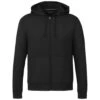Elevate Men's Black Lavar Eco Knit Full Zip Hoody 2 Elevate Men's Black Lavar Eco Knit Full Zip Hoody -Elevate TM18145 Black F