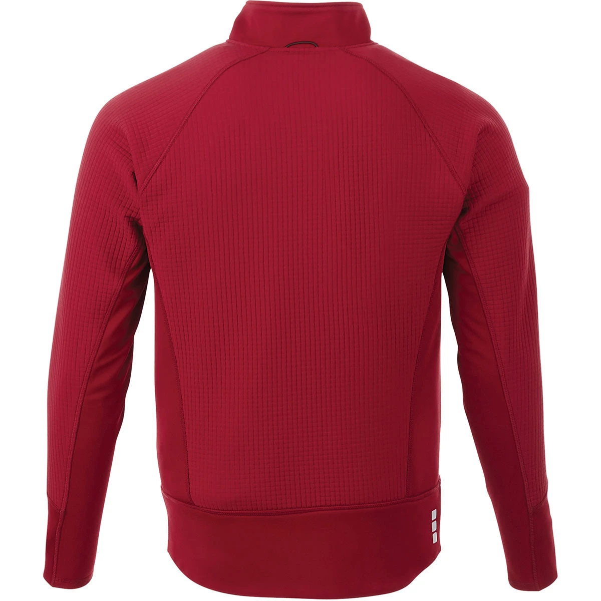 Elevate Men's Vintage Red Panorama Hybrid Knit Jacket 4 Elevate Men's Vintage Red Panorama Hybrid Knit Jacket - Image 2