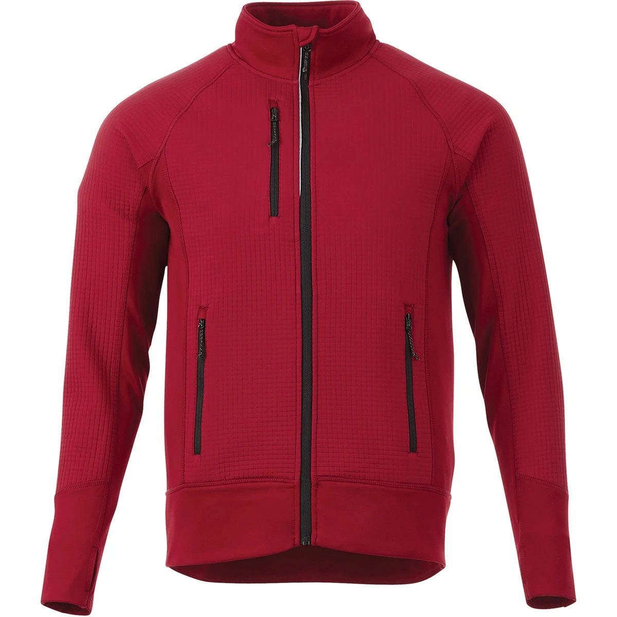 Elevate Men's Vintage Red Panorama Hybrid Knit Jacket 3 Elevate Men's Vintage Red Panorama Hybrid Knit Jacket