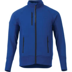 Elevate Men's Metro Blue Panorama Hybrid Knit Jacket