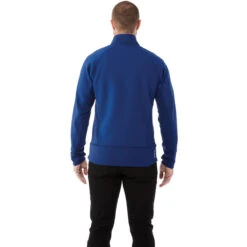 Elevate Men's Metro Blue Panorama Hybrid Knit Jacket -Elevate TM18153 550 HTB