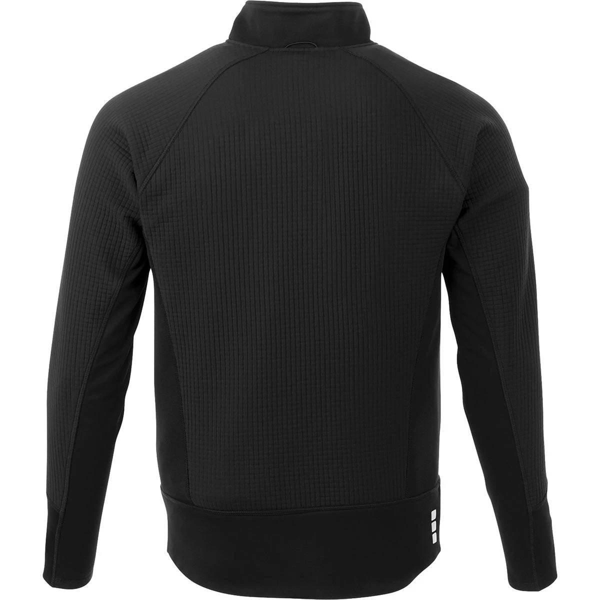 Elevate Men's Black Panorama Hybrid Knit Jacket 4 Elevate Men's Black Panorama Hybrid Knit Jacket - Image 2