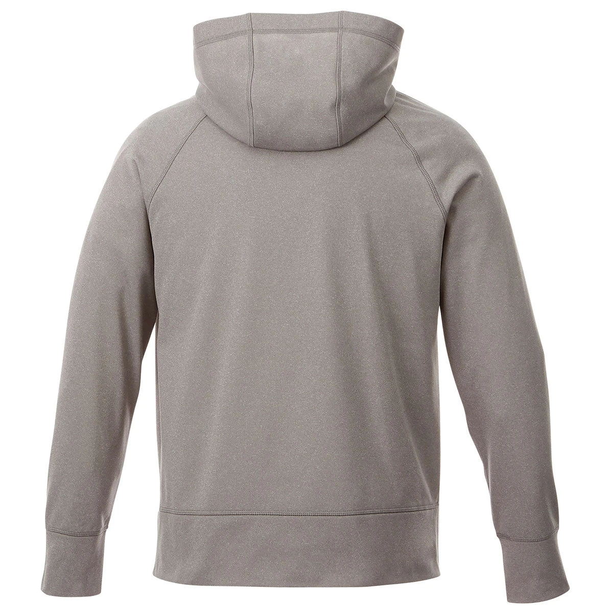 Elevate Men's Heather Grey Coville Knit Hoody 4 Elevate Men's Heather Grey Coville Knit Hoody - Image 2