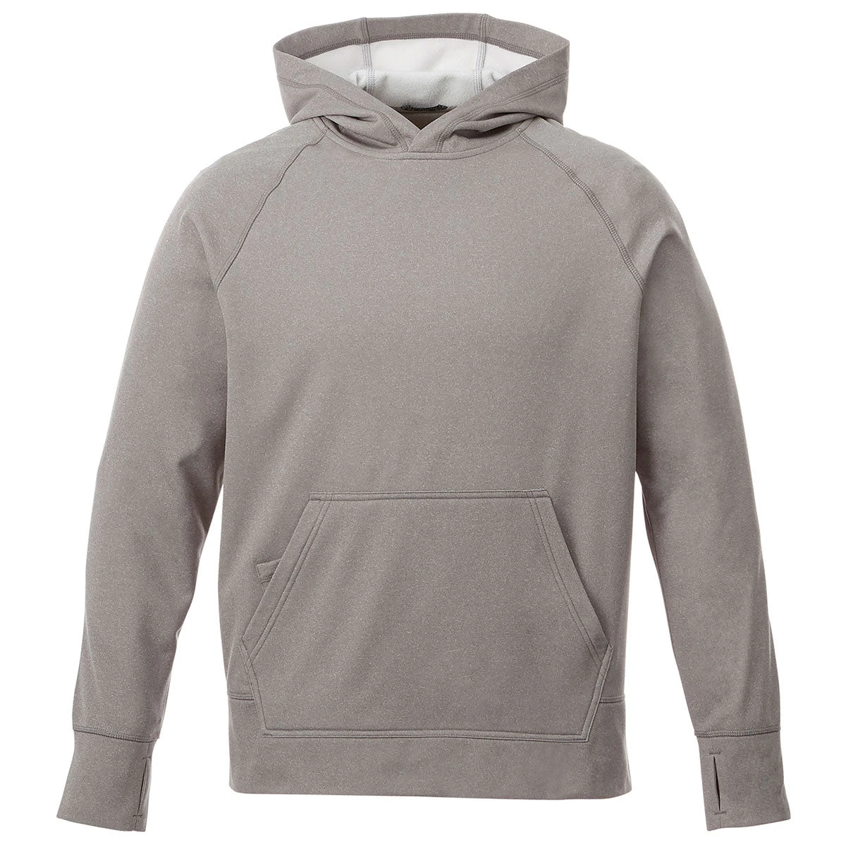 Elevate Men's Heather Grey Coville Knit Hoody 3 Elevate Men's Heather Grey Coville Knit Hoody