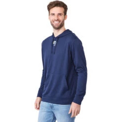 Elevate Men's Vintage Navy Lavar Eco Knit Hoody -Elevate TM18222 Vintage Navy HTS