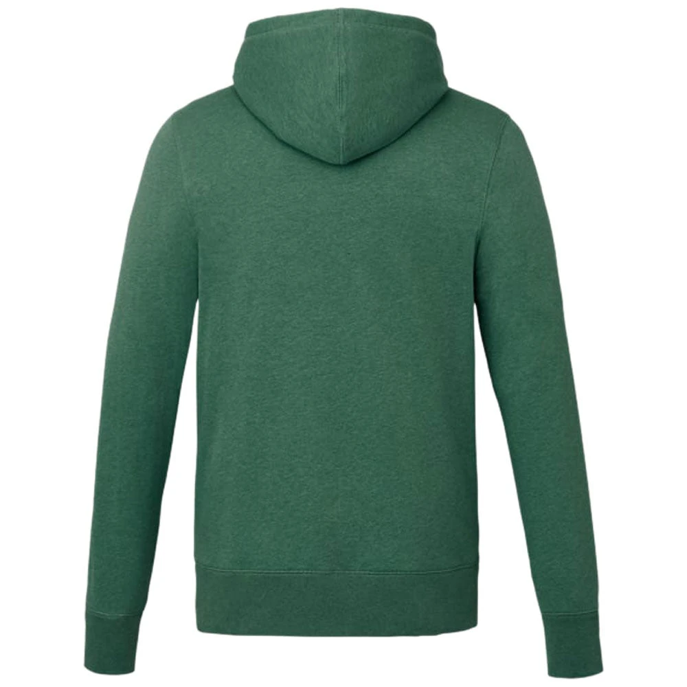 Elevate Men's Juniper Heather Argus Eco Fleece Full Zip Hoody 4 Elevate Men's Juniper Heather Argus Eco Fleece Full Zip Hoody - Image 2