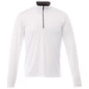 Elevate Men's White Vega Tech Quarter Zip -Elevate TM18304 White F