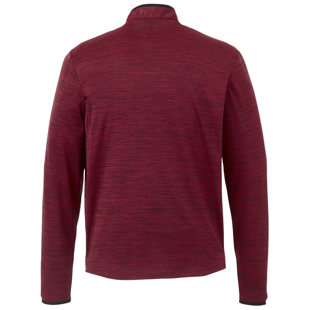 Elevate Men's Team Red Heather Mather Knit Half Zip 4 Elevate Men's Team Red Heather Mather Knit Half Zip - Image 2