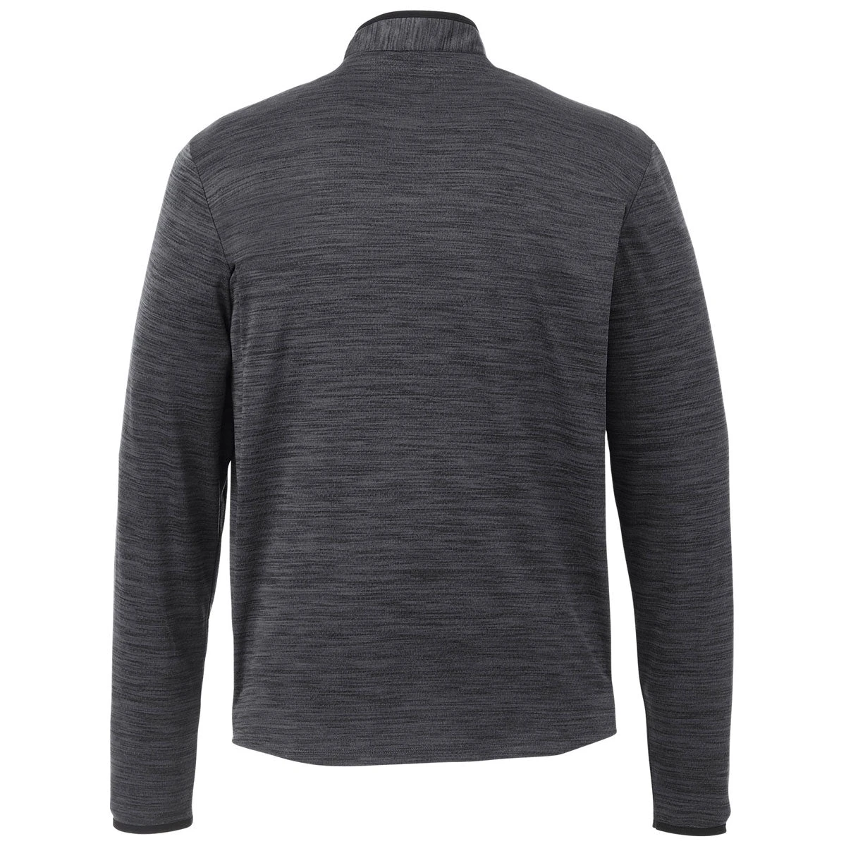 Elevate Men's Heather Dark Charcoal Mather Knit Half Zip 4 Elevate Men's Heather Dark Charcoal Mather Knit Half Zip - Image 2