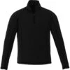 Elevate Men's Black Bowlen Polyfleece Quarter Zip 1 Elevate Men's Black Bowlen Polyfleece Quarter Zip -Elevate TM18308 Black F