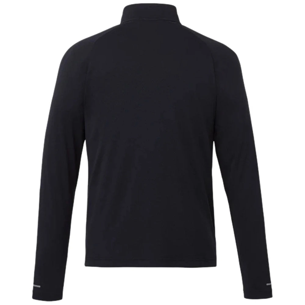 Elevate Men's Black Asgard Eco Knit Quarter Zip 4 Elevate Men's Black Asgard Eco Knit Quarter Zip - Image 2